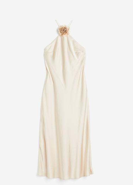 Imagen - Vestido lencero con broche de flor