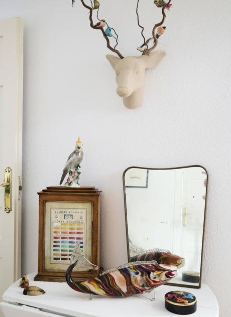 Imagen - Cabeza de ciervo customizada por Abraham. Foto: UXÍO DA VILA