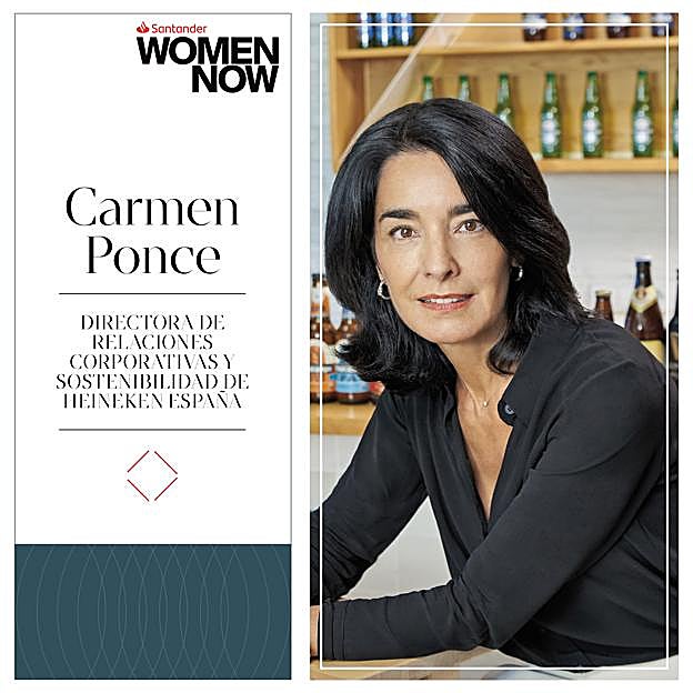 Carmen Ponce, directora de Relaciones Corporativas y Sostenibilidad de HEINEKEN España, intervendrá en Santander WomenNOW 