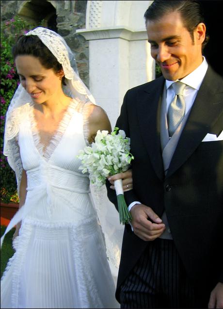 Imagen - Carolina Herrera y El Litri en el día de su boda. / GTRES