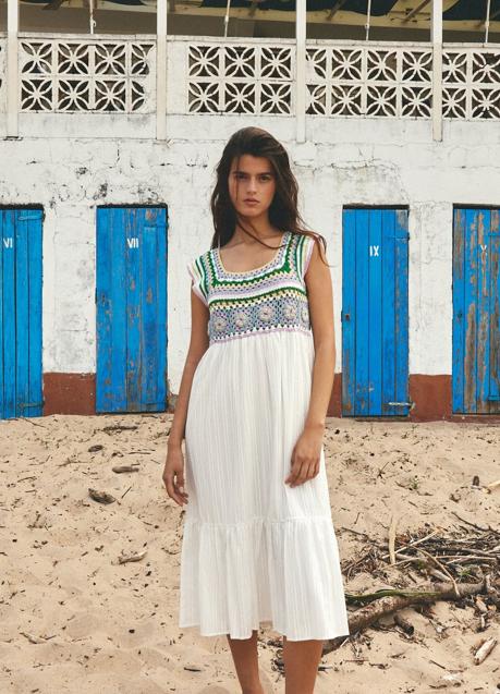 Imagen - Vestido blanco de crochet de Zara (39,95 euros)