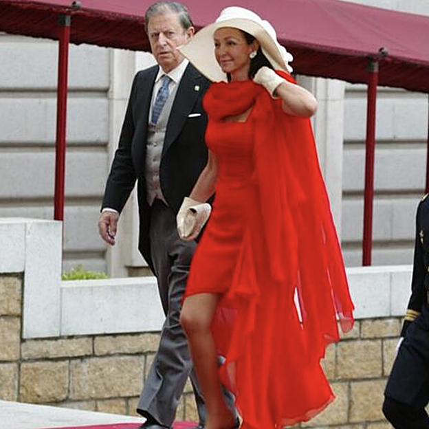 Esther Koplowitz junto a su segundo marido y gran amigo, el fallecido Fernando Falcó, marqués de Cubas.