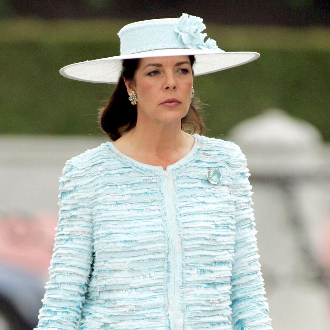 Carolina de Mónaco en la boda de Felipe y Letizia,