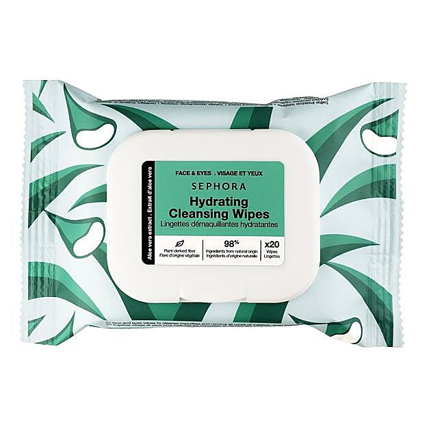 Toallitas desmaquillantes de Sephora. Precio: 5,99 euros