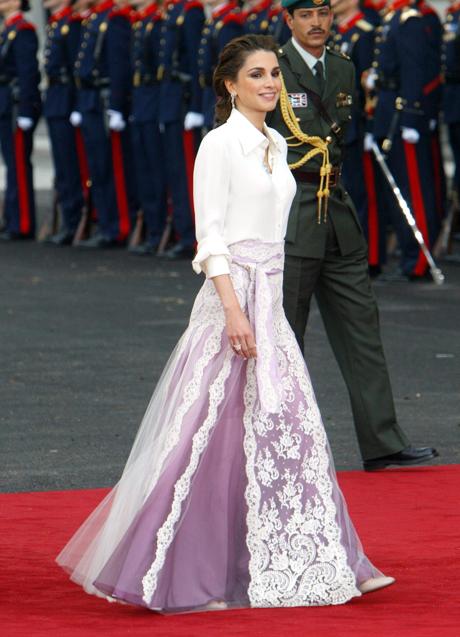 Imagen - Rania de Jordania en la boda de Felipe y Letizia. / GTRES