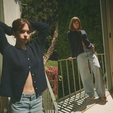 Imagen secundaria 1 - Stella Banderas con looks de Sézane.