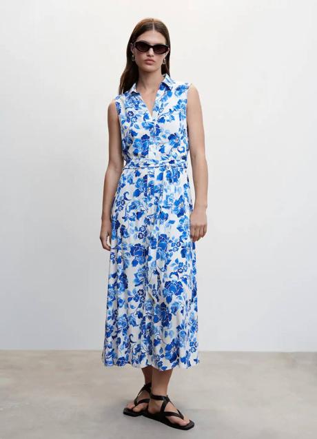Imagen - Vestido camisero con floral print