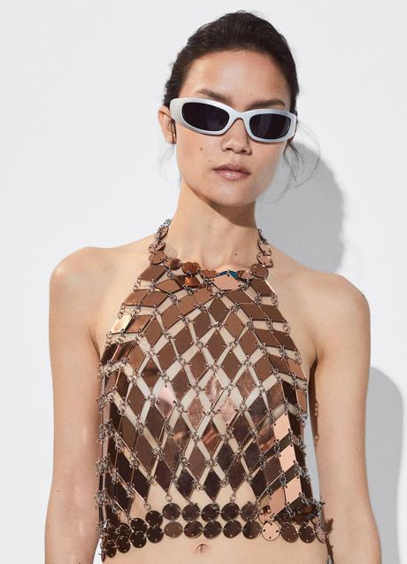 Imagen - Top dorado de lentejuelas