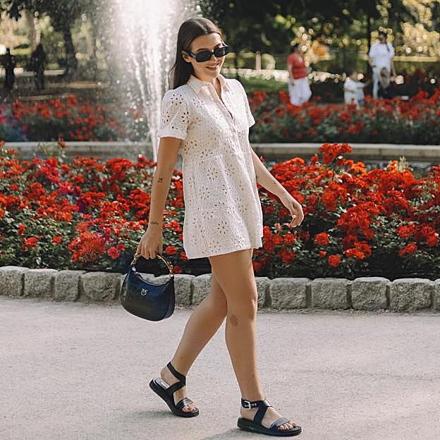 Alba Díaz con un look de verano.