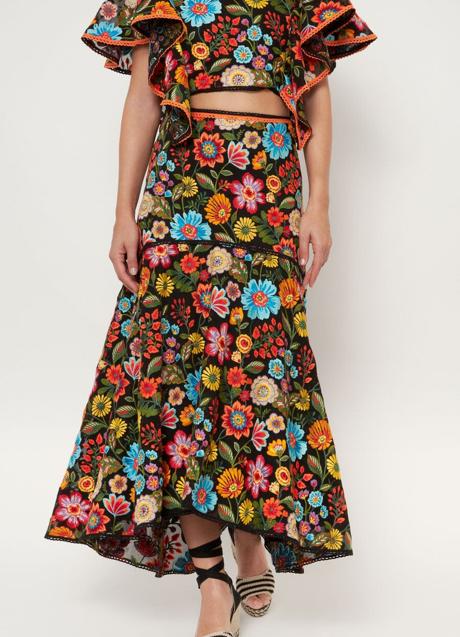 Imagen - Falda midi estampada de Leyre Doueil. Foto: Esfascinante.