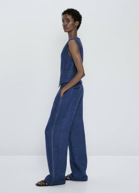 Imagen - Traje denim de lino