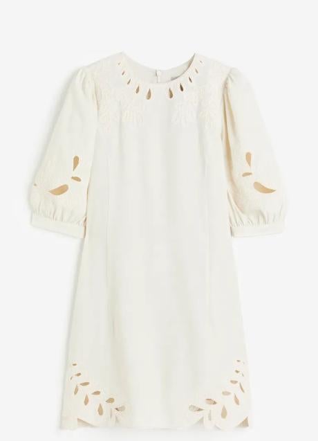 Imagen - Vestido blanco de H&M (59,99 euros)