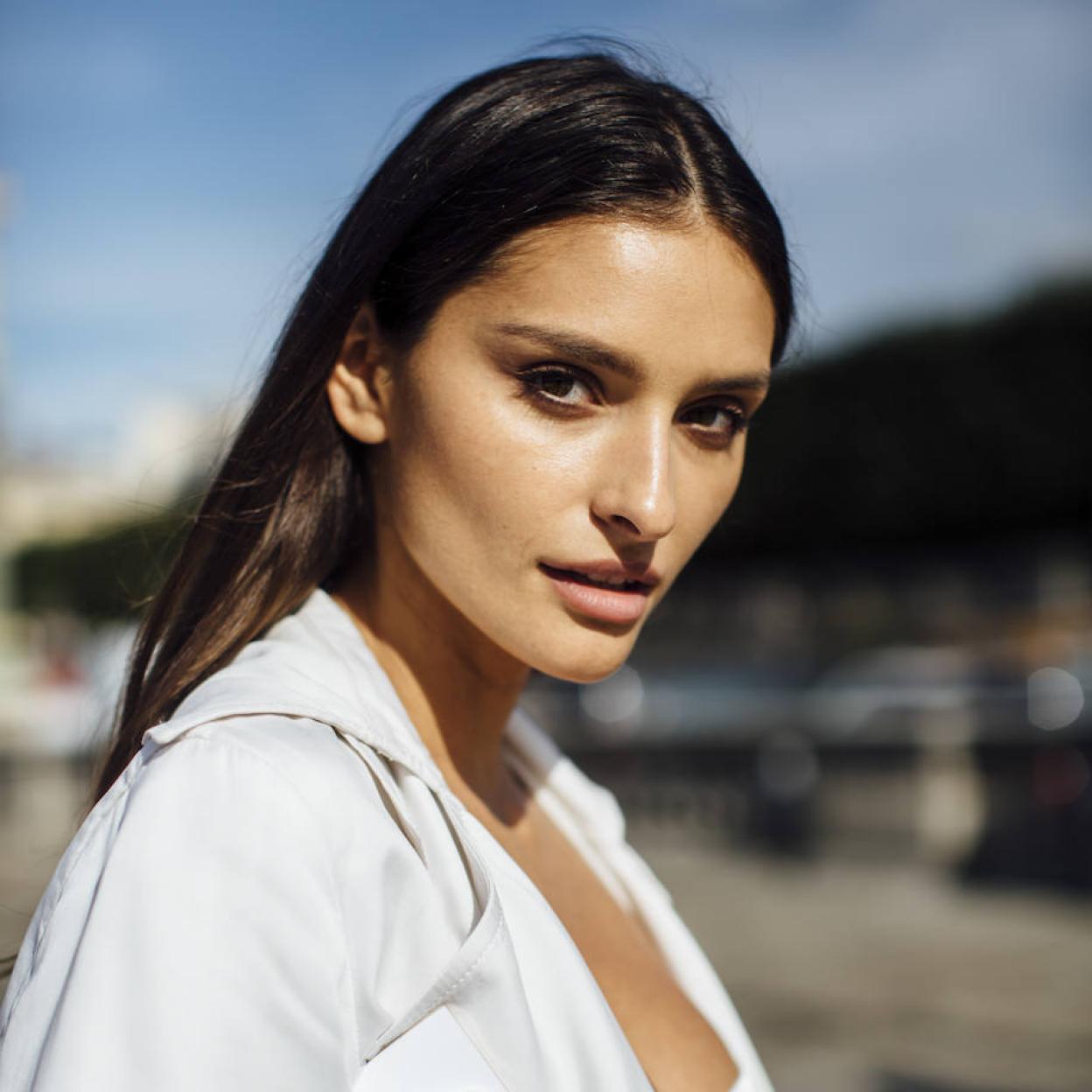 Modelo en la Fashion Week