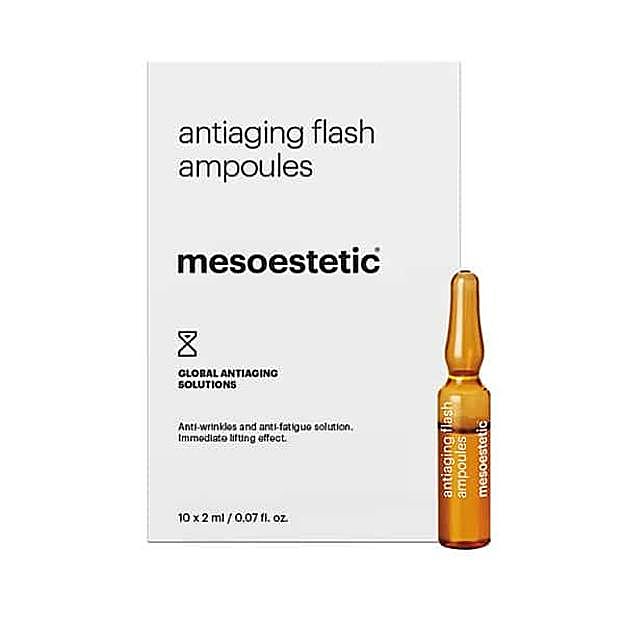 Antiaging Flash Ampoules de Mesoestetic. Precio: 44,70 euros