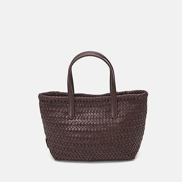 Bolso trenzado en tamaño medio de Ralph Lauren.