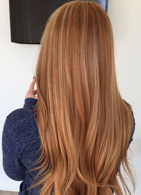 Imagen - Mechas babylight rubias en tono cobrizo