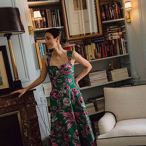 Sassa de Osma con moño bajo.