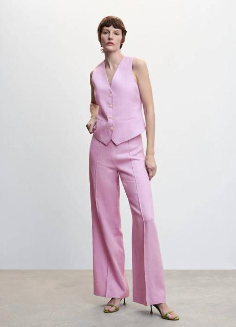 Imagen - Traje de lino lila