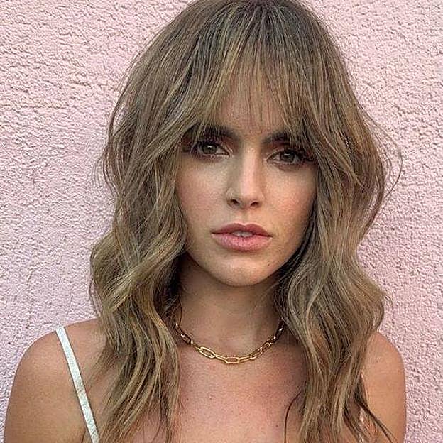 Corte shag para pelo fino