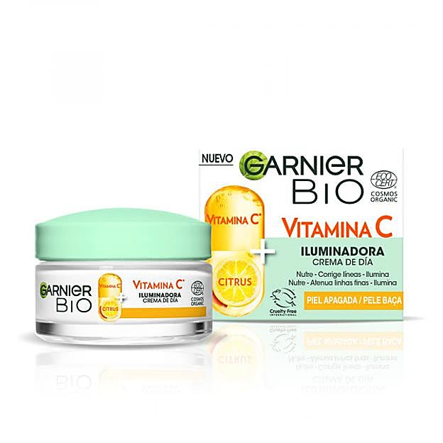 Garnier BIO Vitamina C Crema Iluminadora.