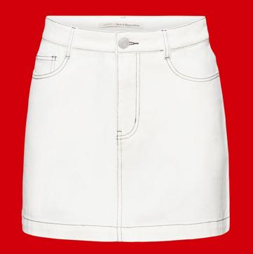 Imagen secundaria 1 - La camisa de Mango, la falda de Esprit y las zapatillas de Victoria.