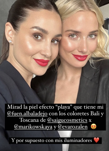 Imagen - Maquillaje efecto playa realizado por la maquilladora profesional Maria Catalá. Foto: @mariacatala.