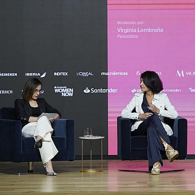 Virginia Lombraña, periodista de Vocento, y 