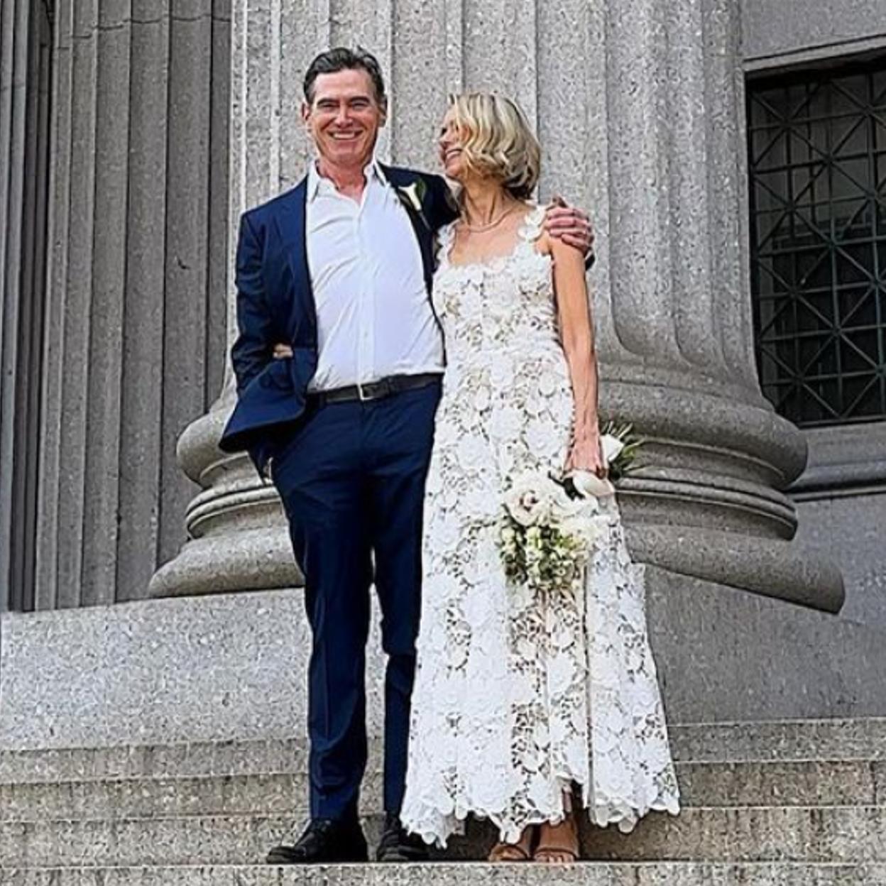 Naomi Watts y su marido Billy Crudup.