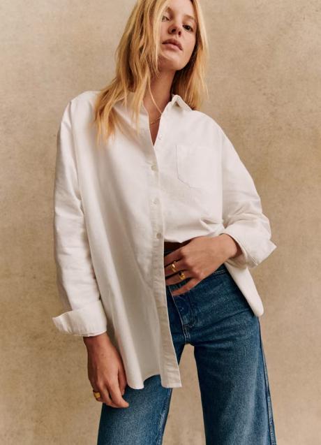 Imagen - Camisa blanca Max de Sézane. Foto: Sézane.