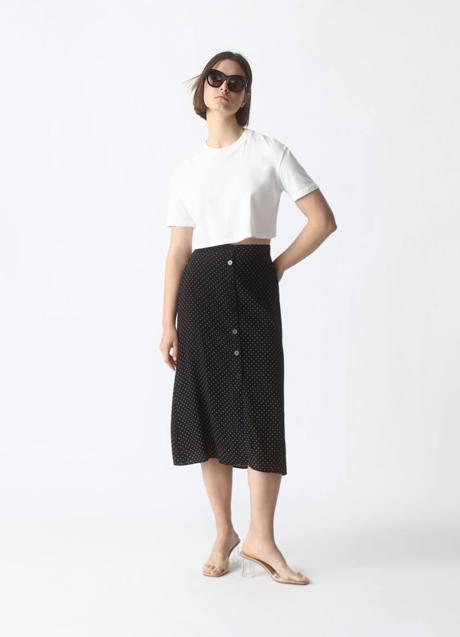 Imagen - Falda midi con lunares