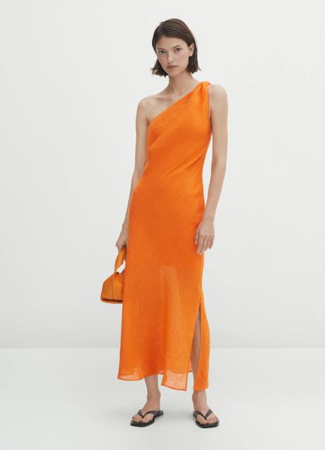Imagen - Vestido naranja asimétrico, 79,95 euros.