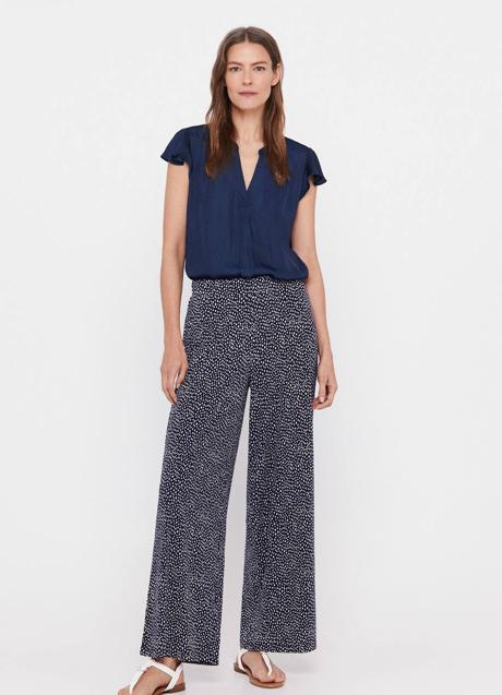 Imagen - Pantalones de punto con estampado de lunares