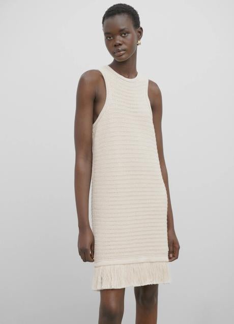 Imagen - Vestido con flecos de Massimo Dutti (89,95 euros)