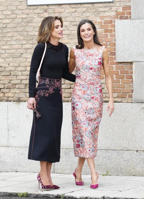 Imagen - Rania de Jordania y la reina Letizia, juntas de nuevo en Madrid.