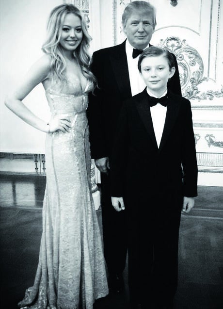 Imagen - Tiffany, en una imágen de su cuenta de Instagram con su padre y su hermano pequeño, Barron.