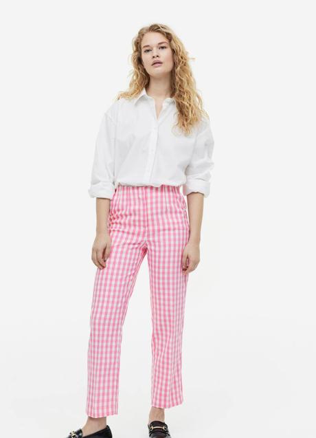 Imagen - Pantalón de cuadros vichy rosa