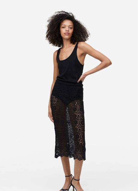 Imagen - Falda de crochet midi sin forro