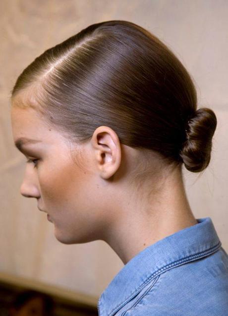 Imagen - Peinado para pelo liso estilo moño de bailarina