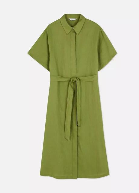 Imagen - Vestido camisero en verde de Primark. Foto: Primark.