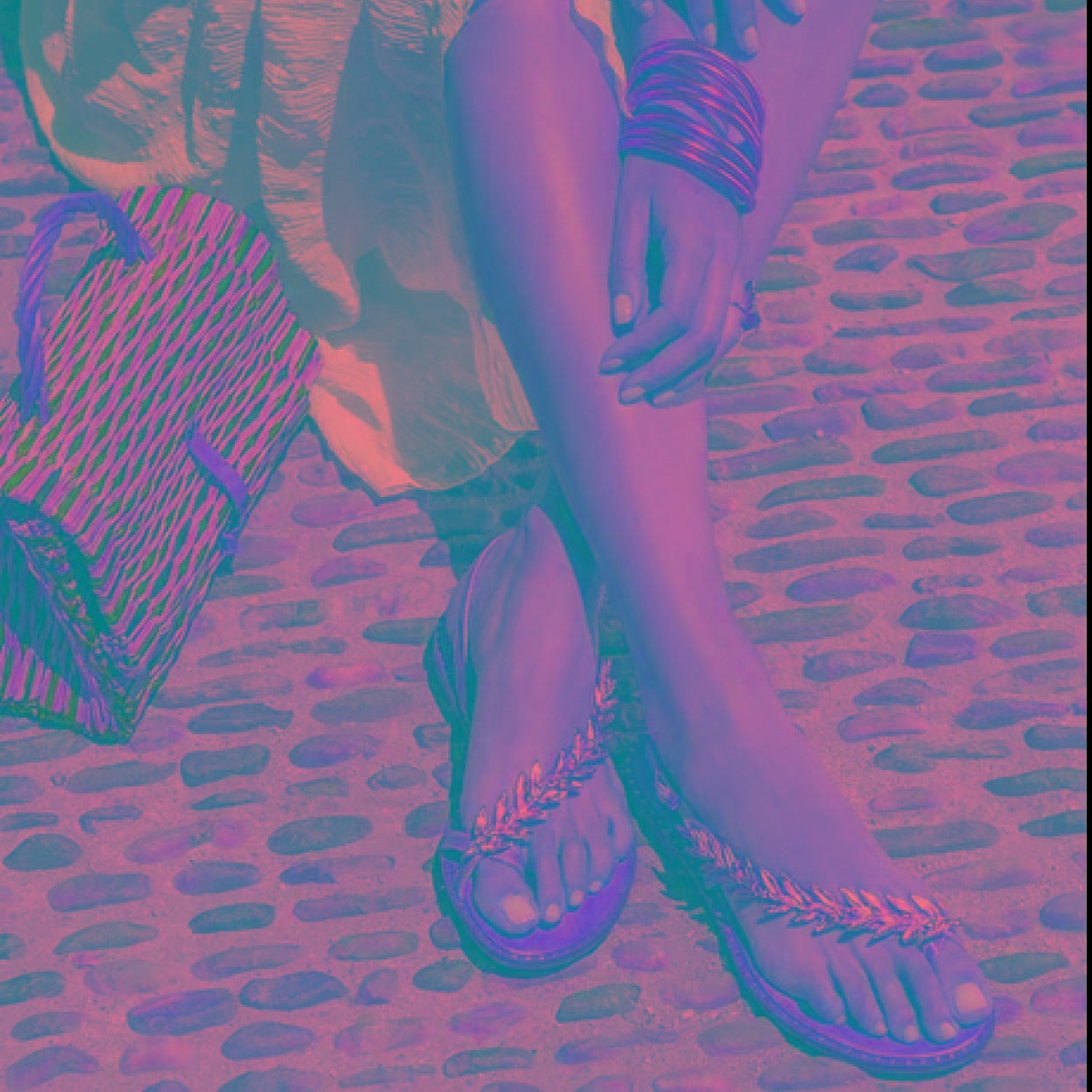 Unas sandalias griegas de Cuchy.