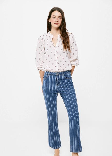 Imagen - Vaqueros con estampado a rayas