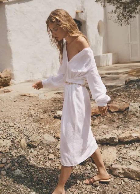 Imagen - Vestido blanco de Mango (49,99 euros)