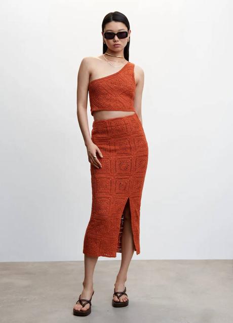 Imagen - Falda midi de crochet