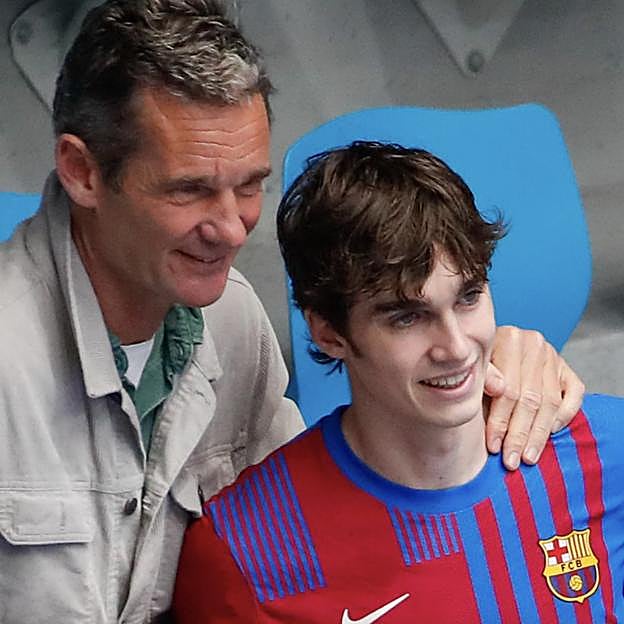 Iñaki Urdangarin sigue muy de cerca la carrera de su hijo, Pablo. 