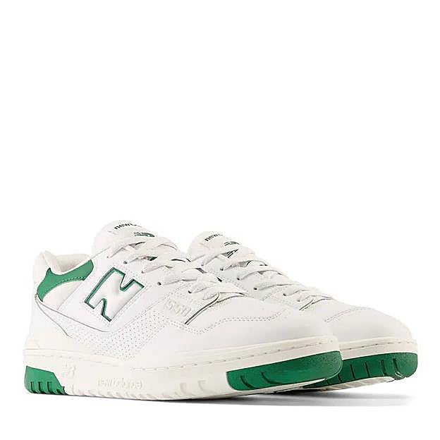 Zapatillas en blanco y verde de New Balance