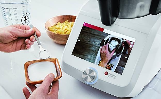 Las funcionalidades de vídeorecetas del robot de cocina de Lidl.