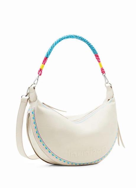 Imagen - Bolso blanco de hombro de Desigual, 48,97 euros.