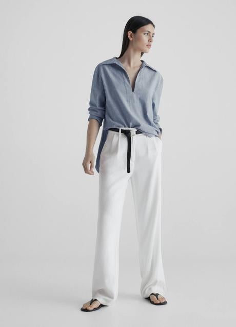 Imagen - Camisa vaquera estilo túnica