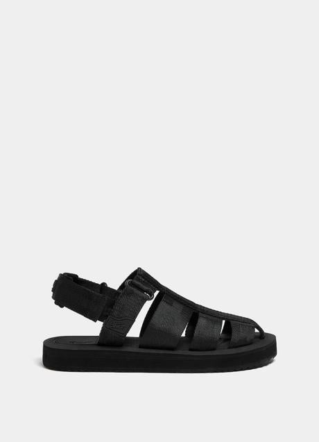 Imagen - Sandalia cangrejera negra con doble suela de Pull&Bear, 12,99 euros.