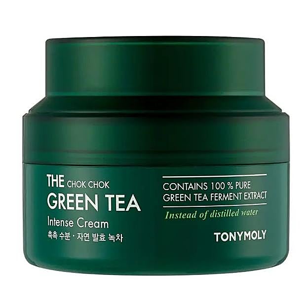 Tonymoly The Chok Chok Crema Intensa Té Verde.